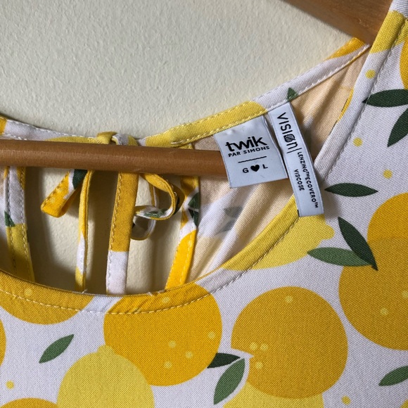 🍋 Lemon sleeveless top - Twik from Simons - size large 🍋 - Picture 6 of 16